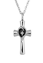 Stainless Steel Silver Cross Urn Necklace Memorial Cremation Ashes Urn Pendant Necklace Keepsake Jewelry Urn Pendant2957213