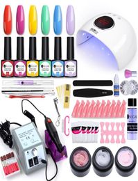 UR SUGAR Manicure Kit Nail Gel Set with Led Nail Lamp 20000RPM Drill Machine Polish Acrylic Kit Art Tool4027851