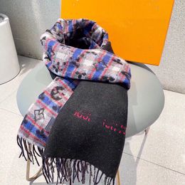 Designer Scarf Cashmere Scarves Men Shawl Ring Winter Style Thickened Plaid Cheque Shawl Luxury Wrap Fashion L Letter Multi