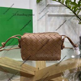 Top 10a Genuine handbags designer women bag 98090 Woven Evening Bag Genuine Leather Handbags woman Luxurys Loop Handmade