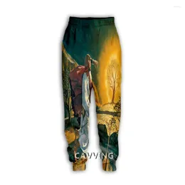 Men's Pants Fashion 3D Print Prophet Moses Casual Pant Sport Sweatpants Straight Jogging Trousers For Women/Men C2