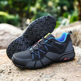 Outdoor Sport Hiking Shoes Men Women Trail Trekking Leather Mountain Climbing Shoes Waterproof Sneakers Hombre Zapatillas 240424