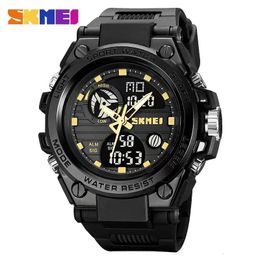 Skmei Mens Multifunction Chrono Date 5Bar Waterproof Wristwatch Reloj Hombre Japan Digital Movement Back Light Sport Watche 2031 240428
