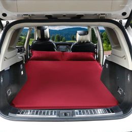 Interior Accessories 18 Style Car Travel Bed Automatic Inflatable Flocking Cloth Air Mattress For SUV Adult Self-driving Traveling Outdoor