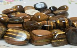 Natural tiger eye Stone crystal Tumbled Stone Irregular small size beautiful gemstone good polished crystal healing9713568