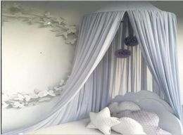 Mosquito net children039s room decoration chiffon light breathable solid Colour dream hanging mosquito net8674861