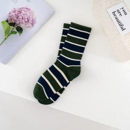 Women Socks Striped Cotton Skate Home Sleep Tube Indestructible Badminton Hipster Ankle Classic Lady Adult High Quality Summer