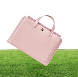 Briefcases 156 Inch Macbook Laptop Bags Luxury Handbags Women Designer Document Bag Briefcase Fashion PU Leather2971627