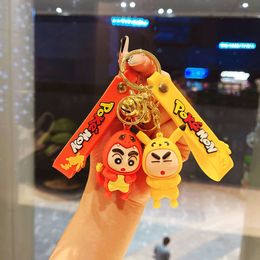 크로스 드레싱 Xiaoxin Little Fire Dragon Keychain 펜던트 액세서리 키 체인 Johnny Turtle Accessories Doll 펜던트 액세서리