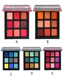 Beauty Glazed 9 Colour Makeup Eyeshadow Pallete Makeup brushes Make up Palette Shimmer Pigmented Eye Shadow Palette maquillage2488063