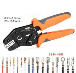 Crimping Pliers Set SN58B SN28B SN48B for 254 28 396 48 63 TubeInsulation Terminals Electrical Clamp Tools Y2003218377012
