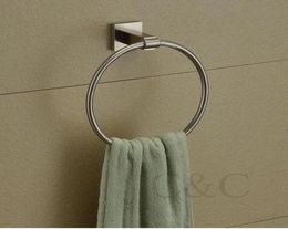 Brushed Nickel 304 Stainless Steel Bathroom Towel Rings YS20095761185