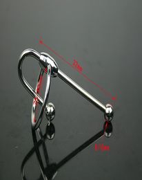 Short Stroke Ball Tipped Stainless Steel Penis Plug Sound with Glans Ring Stainless steel male urethral sex toy4827934