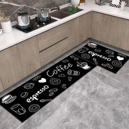 Carpets Kitchen Waterproof Oilproof Mat Printed Antislip Bath Soft Bedroom Floor Living Room Carpet Doormat Rug