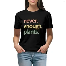 Women's Polos Never Ever Enough Plants Lyrics T-shirt Lady Clothes Vintage Hippie Graphic T-shirts For Women
