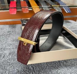 2022 T. Luxury Brand Belts Clothing Accessories Business Designer Belts For Men Big Buckle Fashion Genuine Leather ne Wholesale With Origial Box1403822