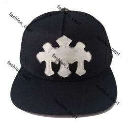 Chromees Cross Flower Designer Caps Baseball Hearts Mens Blue Black Red Women Hats High Quality Ch Cap Chrome Hat Crhome Hearts Hat 136