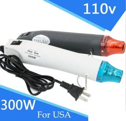 Portable Mini Heat Gun for DIY Embossing Shrink Wrapping Drying Paint 300W Multi Function Electrical Heat Tool3317266