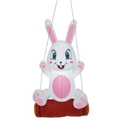 Party Decoration Easter shaped Inflatable Model 12m Rope Hanging Tree Pendant Led Light Up Event Venue Props For OutdoorParty Pa7070966