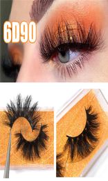 Eyelashes Vendor Whole factory mink eyelashes human hair silk false eyelashes real 3d 5d mink lashes 6D901303824