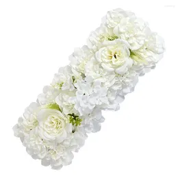 Decorative Flowers 50 20cm DIY Wedding Flower Wall Decoration Arrangement Silk Peonies Rose Arch Backdrop Artificial Floral Decor