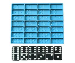 Shiny Dominoes Silicone Epoxy Resin Mould Cake Mould Fondant Moulds Cake Decorating Tools Chocolate Fondant Tools Soap Mould Diy7476726