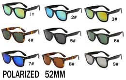 summer newest Fashion outdoors Polarised sunglasses For Men and Women Sport unisex Sun glasses Black Frame Sunglasses 52mm SH6295139