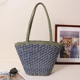 Shoulder Bags Small Design Colours One Straw Bag Contracted Twill Hand Woven Seaside Holiday Beach