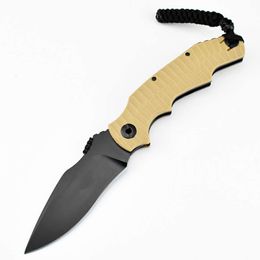 Boutique Gift For Boy Friend ABS Handle Portable Folding Knife Cpm-D2 Steel Tactical Knife Defence Outdoor Camping Pocket Knife