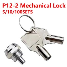 510 Sets P1221 Telescopic Cabinet Electronic Key Switch 12mm ON OFF Lock Phone Security Power 2 Position 240429