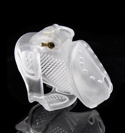 New 3D Design Breathable Device Plastic Small Cage With 3 Size Cock Ring Sex Toys For Men Penis Lock Y18928046068548