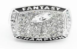 New Arrival 2017 Fantasy Football Team Ring FFL Exquisite Football Anel Masculino for Fan Collection SP12742773273