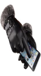 Mens Christmas Gift Thicken Black Warm Washing Leather Gloves Business Woring Touchscreen Glove 2021 Fashion Design2197837