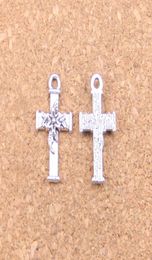 171pcs Antique Silver Bronze Plated cross flower Charms Pendant DIY Necklace Bracelet Bangle Findings 2011mm1294171