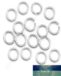 Fast 500PCS Lot 4MM Width 05MM DIY Jewelry Findings Opening Jump Ring 925 Sterling Silver Components Nice Made2103356