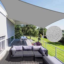 Outdoor Shade Sail 300D Polyester Waterproof UV-Proof Awning Sunshine Canopy for Terrace Carport Backyard Garden etc 240420