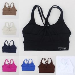 Hot selling organza sports bra vest oversized yoga bra vest womens summer sexy solid color exposed navel top sleeveless fashion bra vest