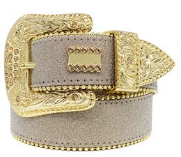 Fashion Belts for Women Designer Mens Bb Simon rhinestone belt with bling rhinestones as gift56gf