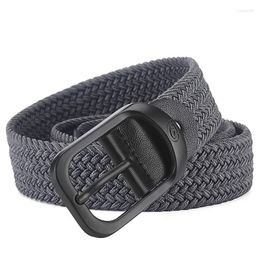 Belts Fashion Youth Men Belt Quality Canvas Alloy Pin Buckle Men's Outdoor Sport Casual Versatile Jeans Student