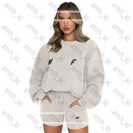 White Foxx Hoodie Womens Tracksuit Women Men Fashion Two Piece Set High Quality Summer Women Designer Clothes Hoodies Print Tracksuits Pullover White Foxx Shirt 930