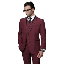 Men's Suits Blazer Notch Lapel Two Buttons Coat For Wedding Dinner Jacket