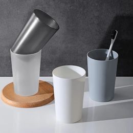 Plastic Japanese-StyleCircular Cups Toothbrush Holder Cup PP Rinsing Cup Wash Tooth Mug Bathroom Sets