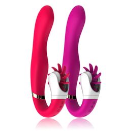 Masturbation Rotating Electric Lick Tongue Massage Orgasm Vibrator Clitoris Stimulation Roller Vibrator Sex Toys for Women ooC8492098