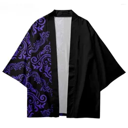 Ethnic Clothing Fashion Streetwear Print Traditional Kimono Casual Men Women Cardigan Cosplay Shirts Harajuku Japanese Samurai Oversized