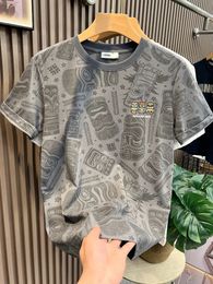 Tops Print Rock Graphic Mens Tshirt Motorcycle Katoen Male Tees Shirts Embroidery Harajuku Short Quarter Sleeve Kpop Trendyol 240428