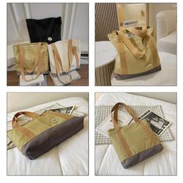 Totes Canvas Shopping Bag Travel Storage 3Colors Reusable Women Handbags Foldable Large Capacity Tote Pouch Female