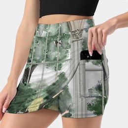 Skirts Lovegood In Greenhouse Women's Skirt With Pocket Vintage Printing A Line Summer Clothes Drarry