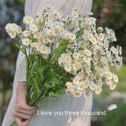 Decorative Flowers 30 Chamomile Simulation Small Daisies Artificial Home Decoration Pography Props