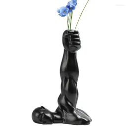 Vases Hand-Shaped Ceramic Vase Body Art Home Decor Hand Shape Flower For Arm Shaped