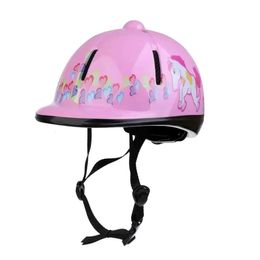 Kids Adjustable 2024 Climbing Helmets Children Horse Riding Hat/helmet Head Protective Gear Equestrain Safety Hat - Various Colors4ia36nogm31f